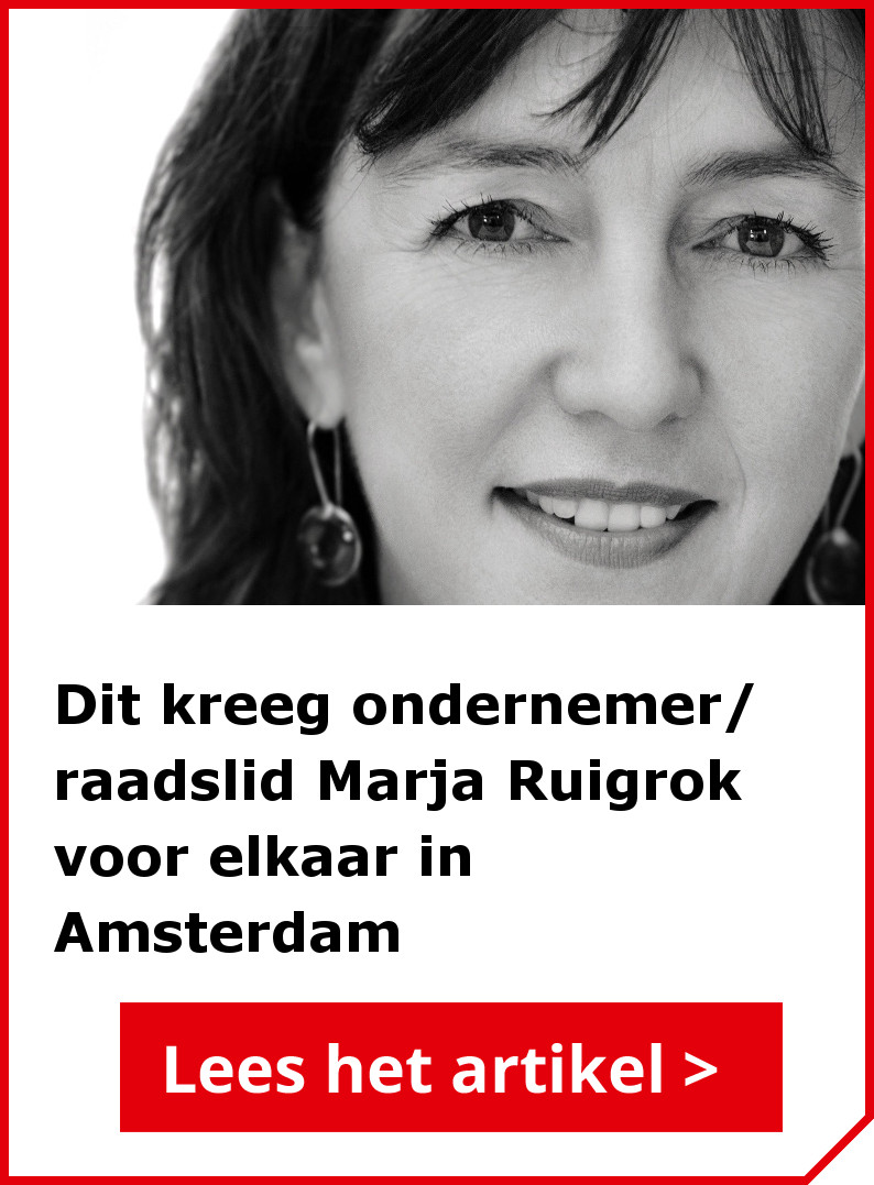 Marja Ruigrok, gemeenteraadslid voor de VVD Amsterdam